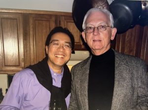 Roy Hunt with Yo Yo Ma in 2004.