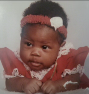 Lisa Burrows at Two Months Old