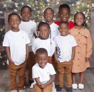 Robbin Stubbins eight grandchildren.