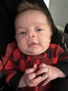 Rossi's baby, Jackson.