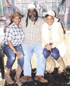 Keisha Jones with partner, Herman Bellamy.