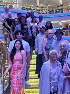 Tracey Henderson's extended family on a cruise.