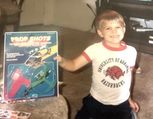 Tyler Harvey, age four.