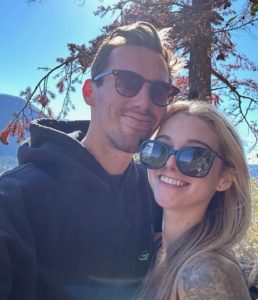 Nicole Mason's son Niko, age 30, with Kayla McNutt, his girlfriend.