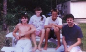Carolyn Robinson, with brothers Phillip, Christopher and James (deceased).