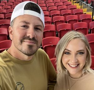 Goldie Gollihue and fiance Chris Drow