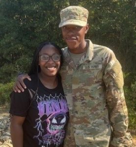 Kaleb Torrance children. Left to right, Camrielle and Camron.