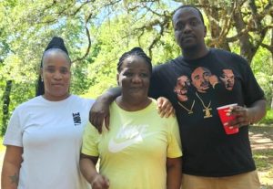 Maddie McCray with her mother and brother. Left to right: Maddie, Lucy McCray and Nick McCray.