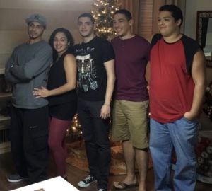 Gloria Ortiz family (From left to right: Juan, Keila, Jonathan, Jose and Jhan)