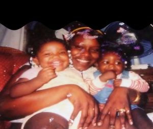 Monesia Reese with her nieces.