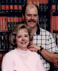 Donna Pridgen and her husband, Marc.